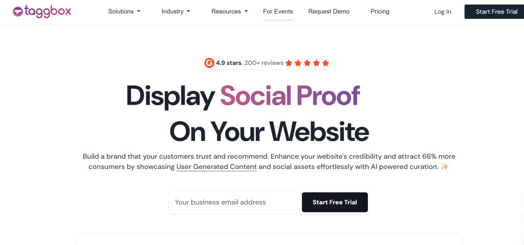 Taggbox - Best Social Media Widget Tool