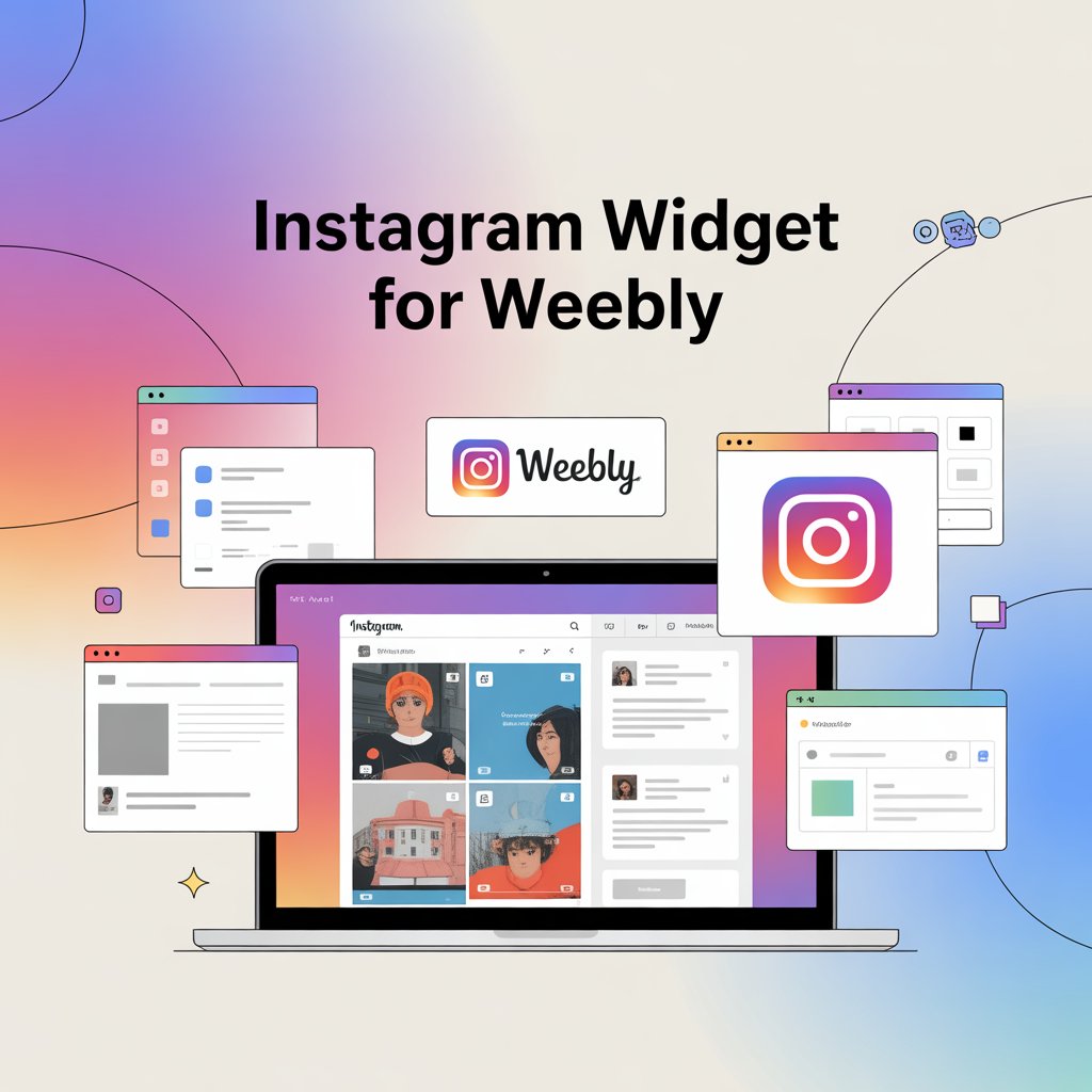Instagram widget for Weebly