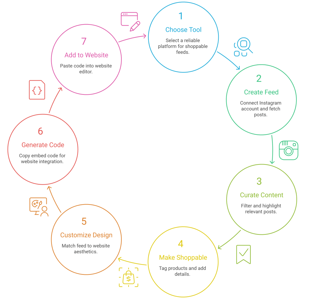 Embed Shoppable Instagram Feed