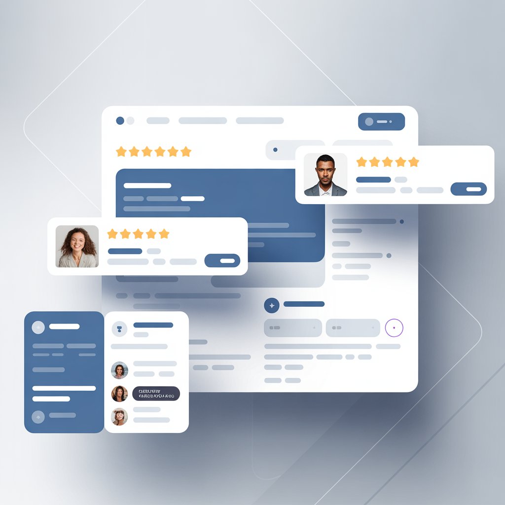 Facebook review widget