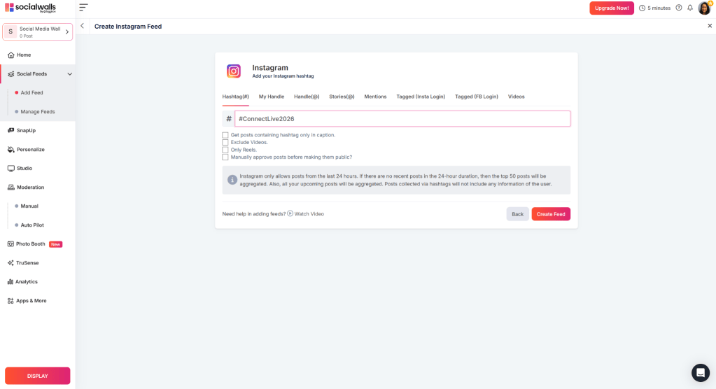 Create Social Wall